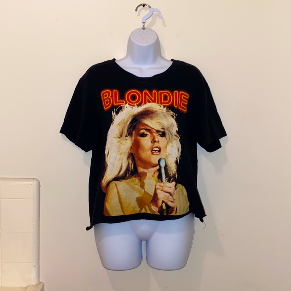 Unisex Oversized “Blondie” Crop Top